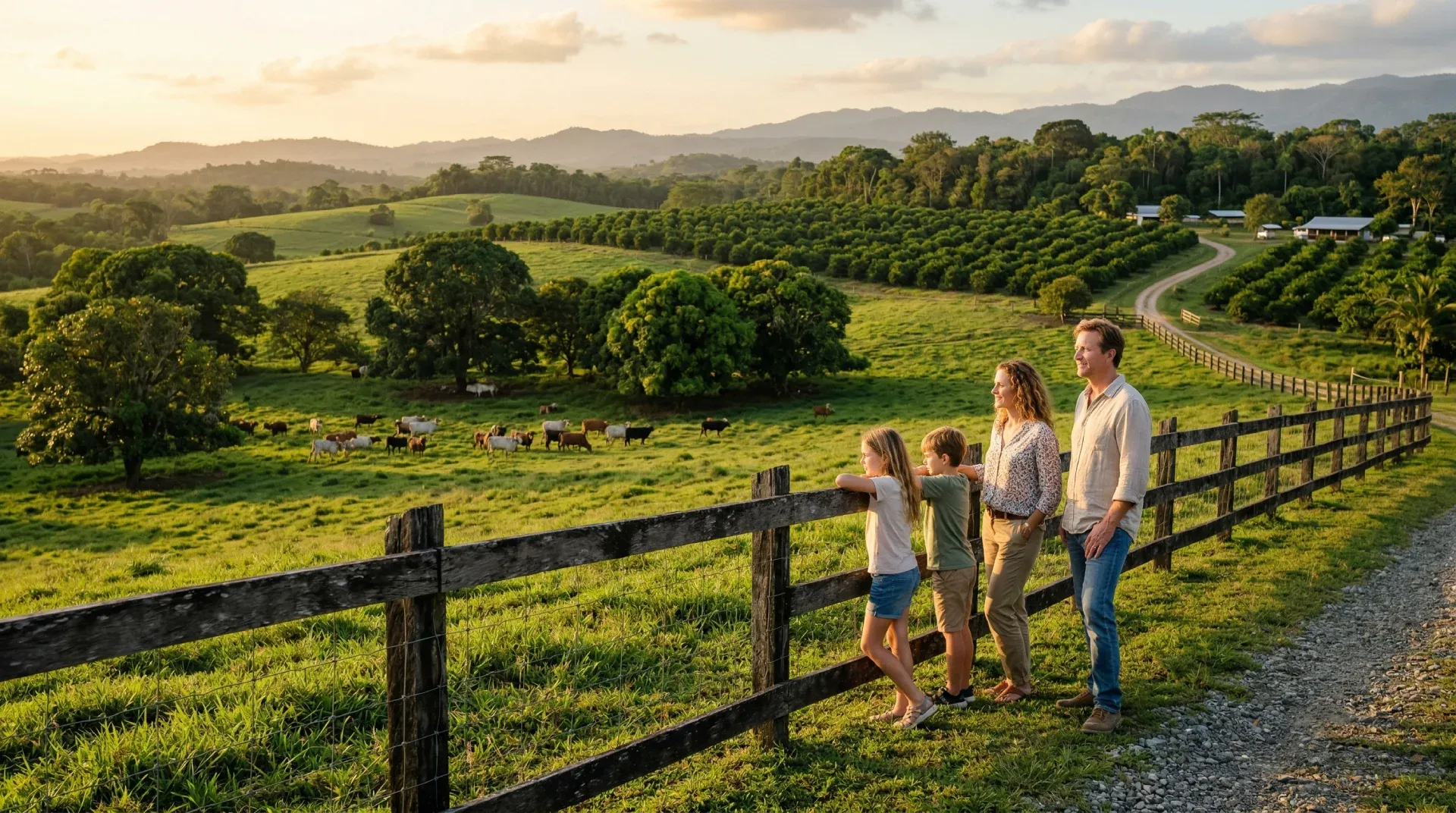 Farming and ranching lifestyle in the fertile lands of Belize
