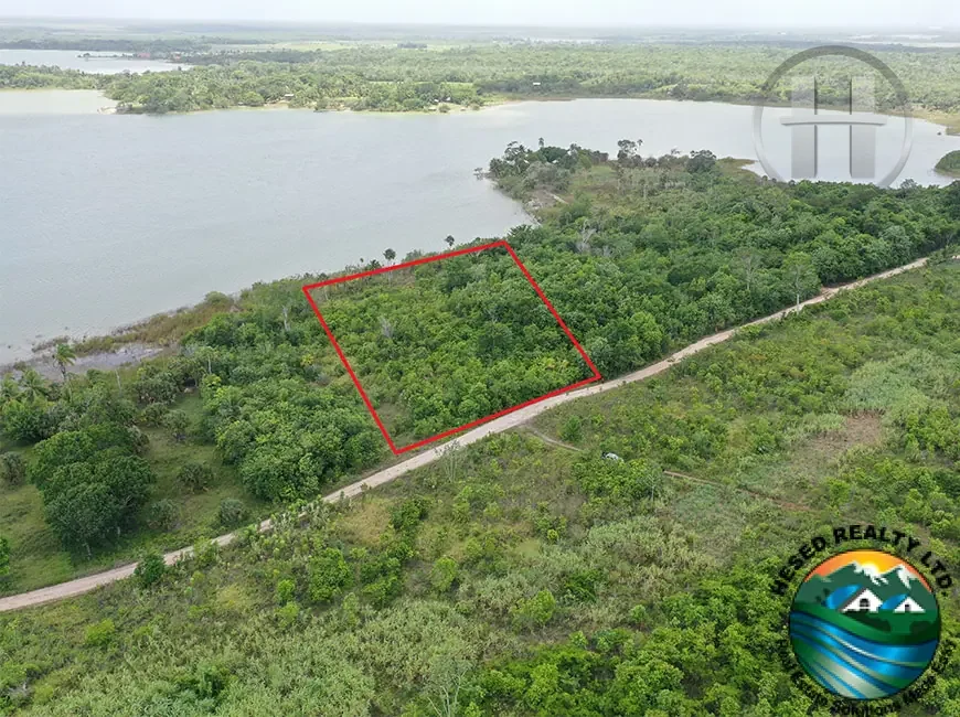 1-Acre Lagoon-Front Lot with 175 ft of Waterfront in Honey Camp, Orange Walk